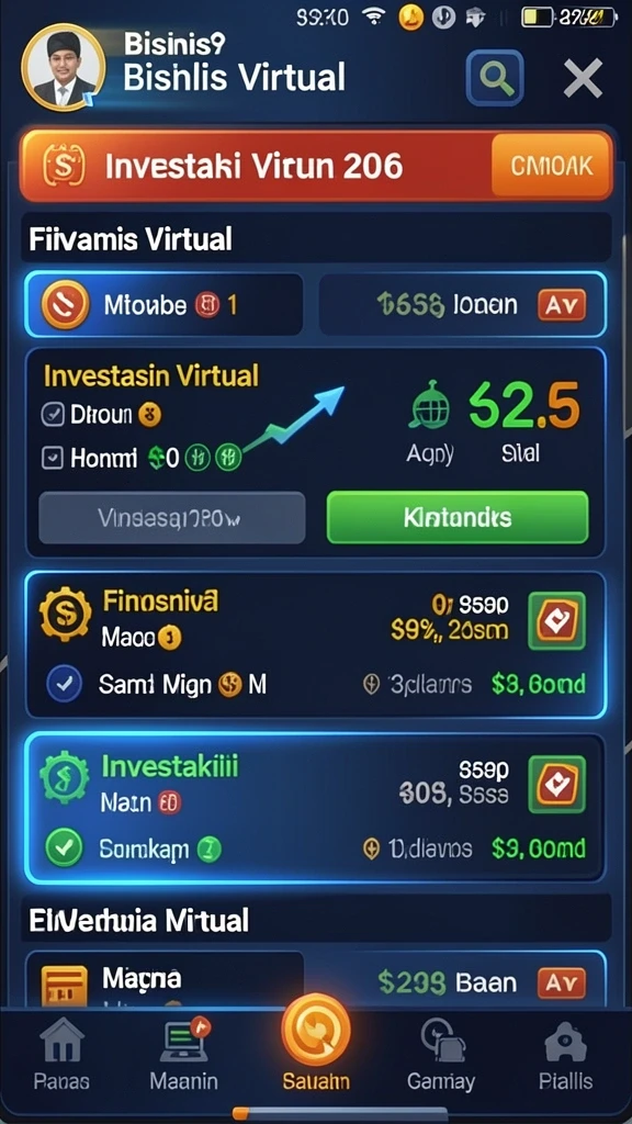 mpoid - Tampilan menu utama yang menarik.