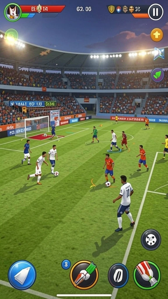 rk55 - Tampilan awal game yang menarik dan informatif.