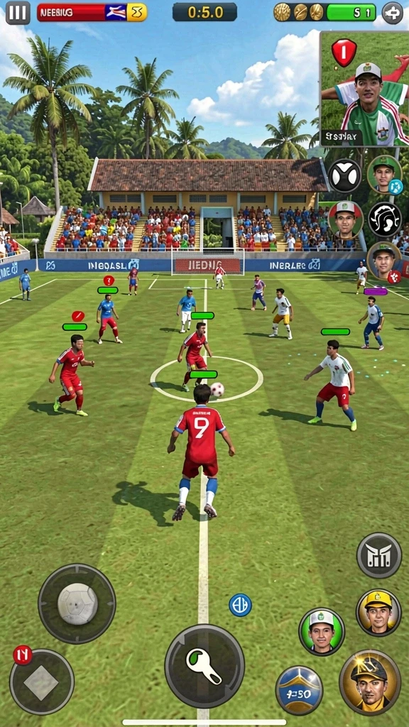 ttt888 - Screenshot kedua menunjukkan salah satu level penuh tantangan.